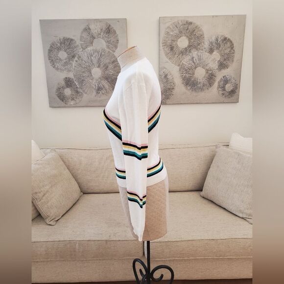 💗 TOPSHOP 💗 Chevron Fine Gauge Sweater - [Size 10] - Picture 8 of 14